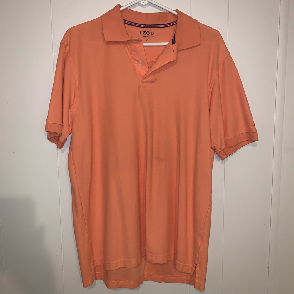 EUC Izod Short Sleeve Polo Shirt Size M.